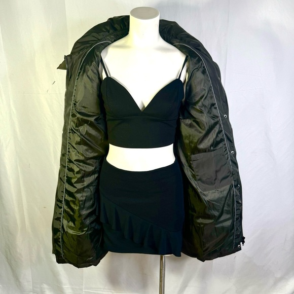 RUDSAK GREEN COAT FEATHER AND DOWN WINTER COAT RUD BY RUDSAK COAT SIZE XL - Picture 7 of 17